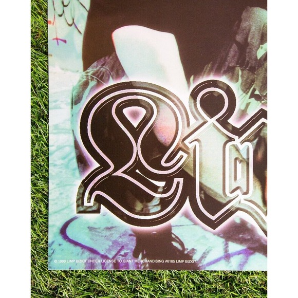Vintage 1999 Limp Bizkit Group Shot Graffiti 22.5โx34.5โ Poster #6185 NOS - Picture 5 of 8